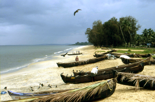 Praia de Kappkadavu, local de desembarque de Vasco da Gama em 1498